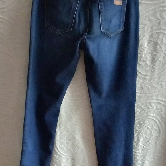 Joes Dark Wash Denim Skinny Low Rise Jeans 32" Waist (T-350) - Picture 6 of 8